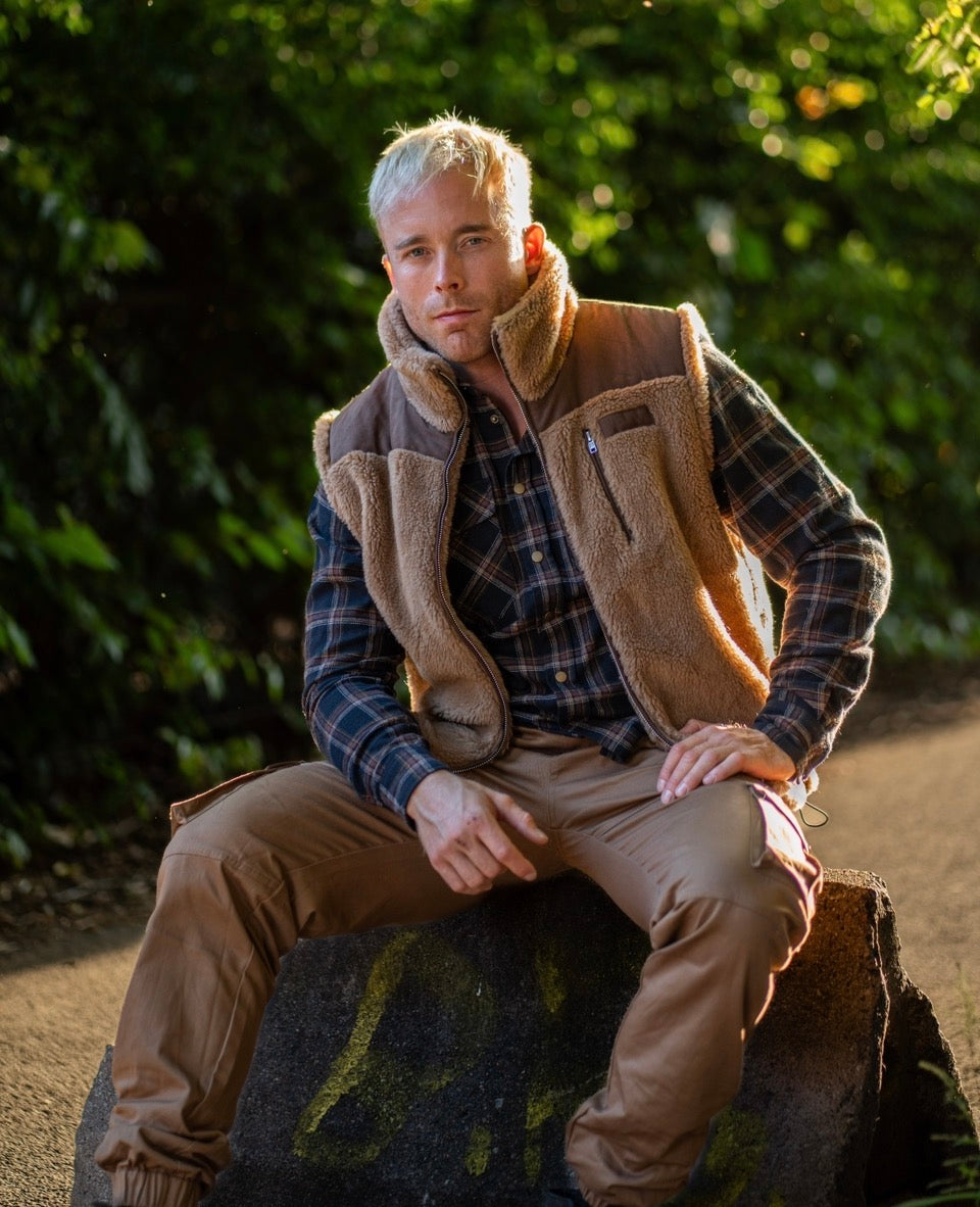Lyngen teddy fleece vest