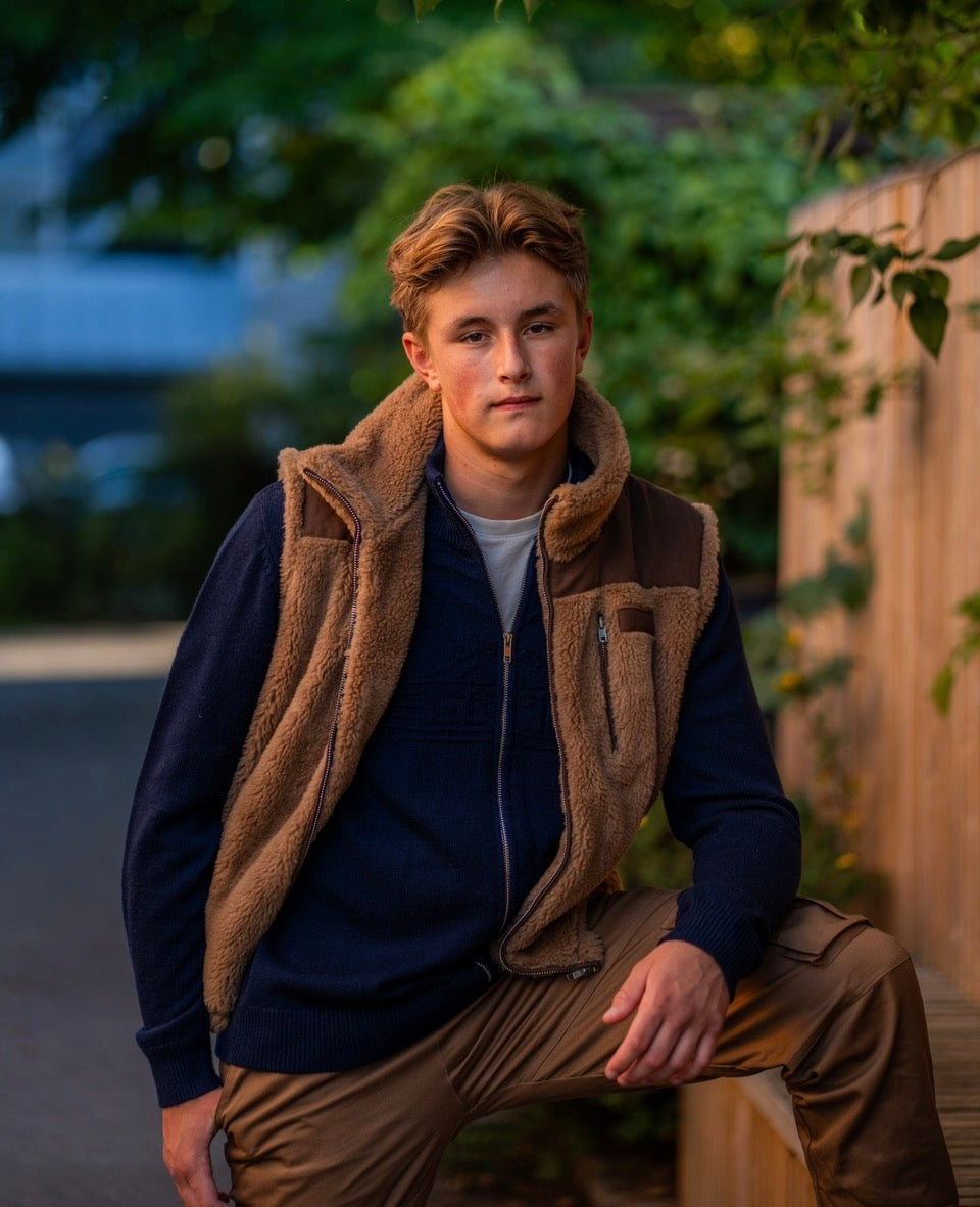 Lyngen teddy fleece vest
