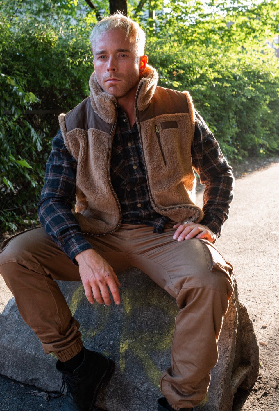 Lyngen teddy fleece vest