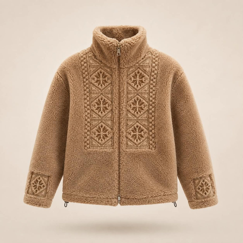 Lyngen teddy fleece jakke