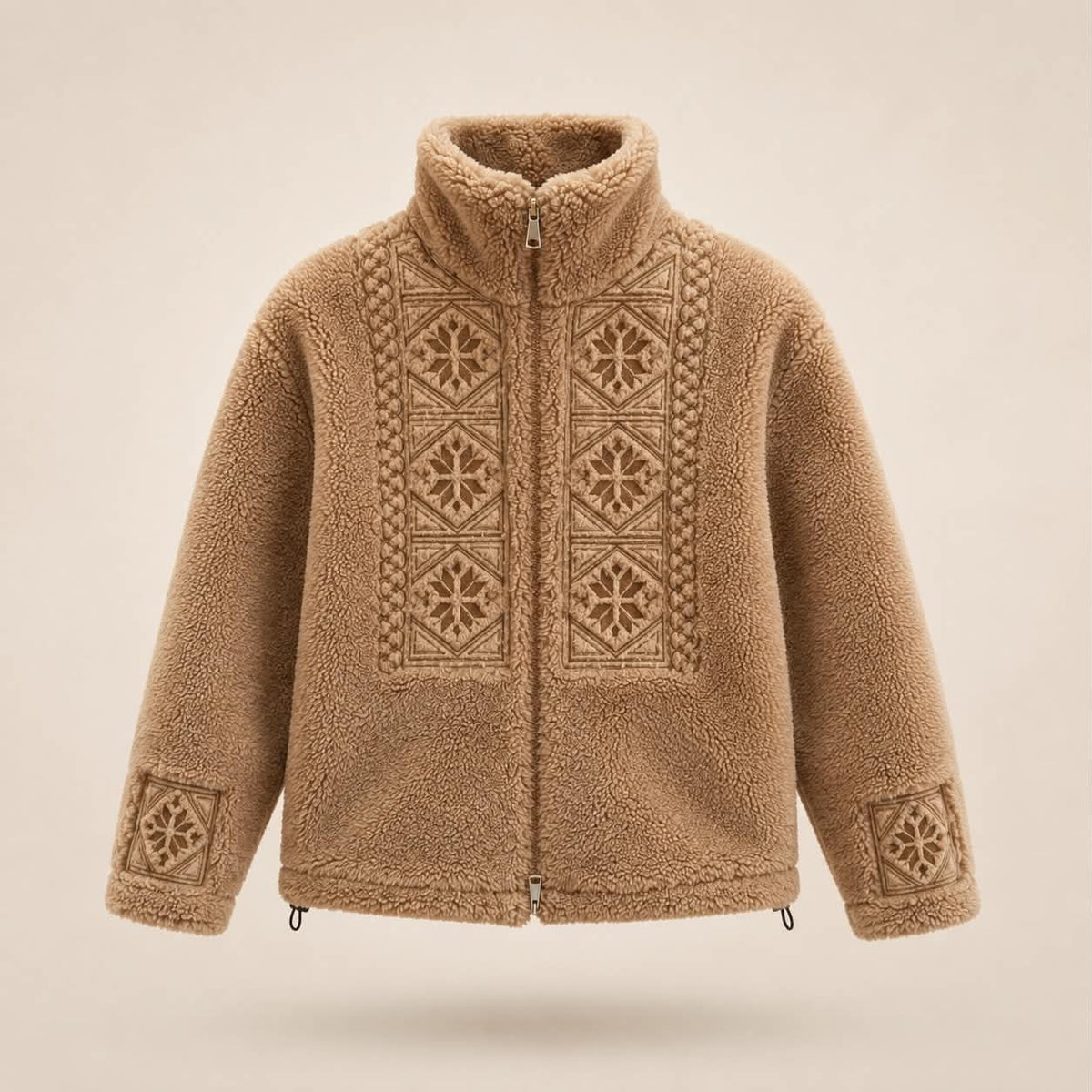 Lyngen teddy fleece jakke