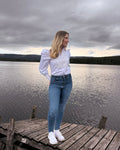 NORDlysblusen i hvit