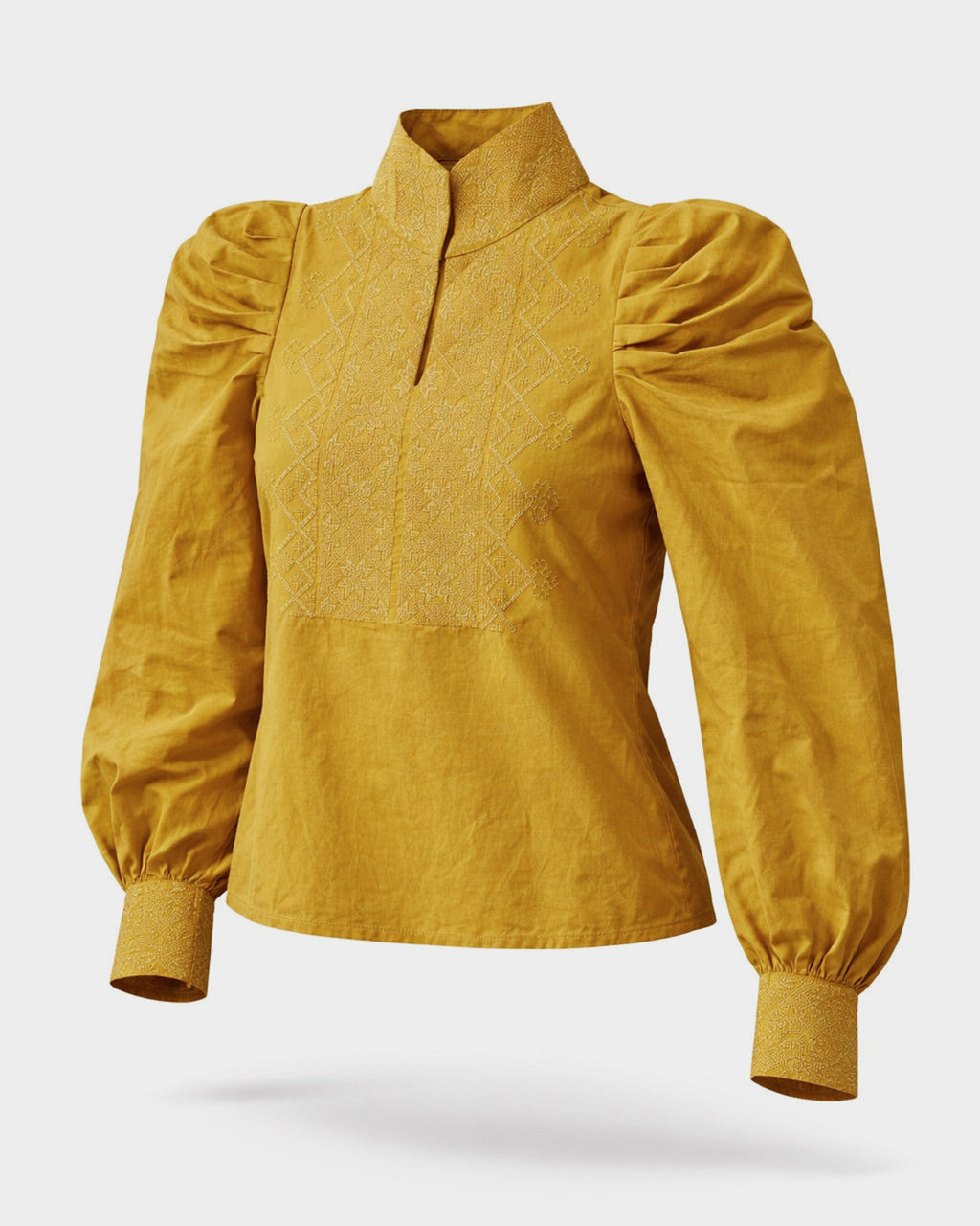 Northern Lights Blouse - Mustard Yellow